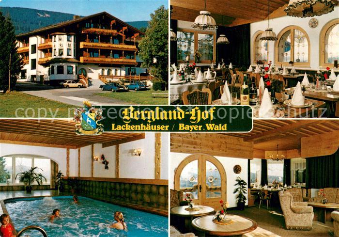 Lackenhaeuser Niederbayern Hotel Cafe Restaurant Bergland-Hof im Bayerischen Wal