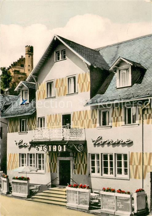 Goessweinstein Cafe Gasthof Sonne