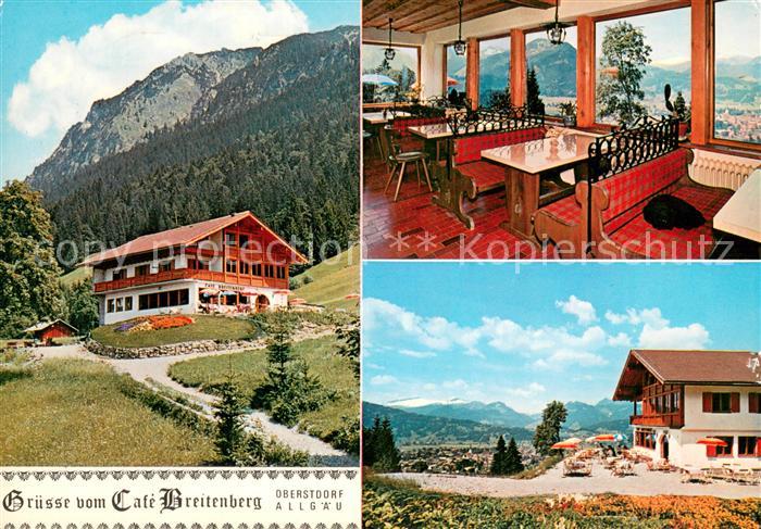 Oberstdorf Cafe Breitenberg Allgaeuer Alpen