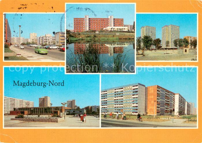 MAGDEBURG  CITY Salvador Allende Strasse Feierabendheim Paul Markowski Platz Tei