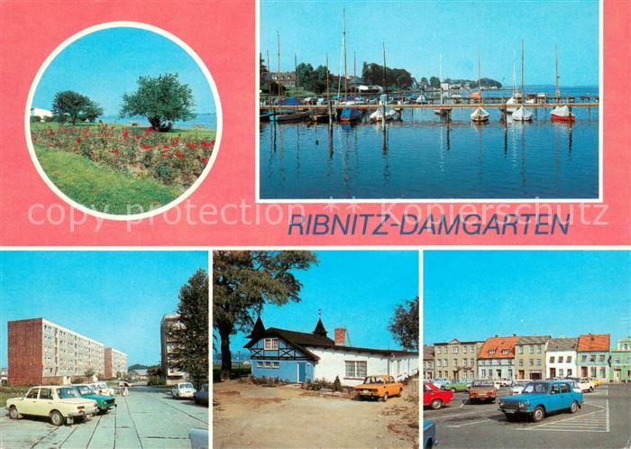 Ribnitz-Damgarten Ostseebad Gruenanlagen am Seglerhafen Gdansker Strasse Sportle