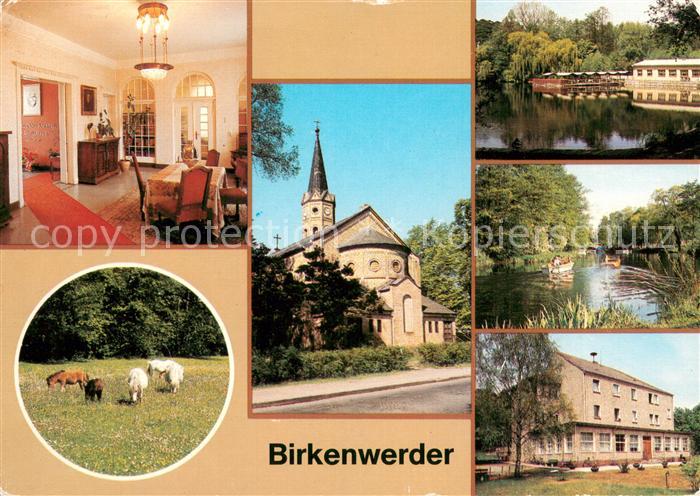 Birkenwerder Clara Zetkin Gedenkstaette Ponyzucht Kirche Gaststaette Boddensee B