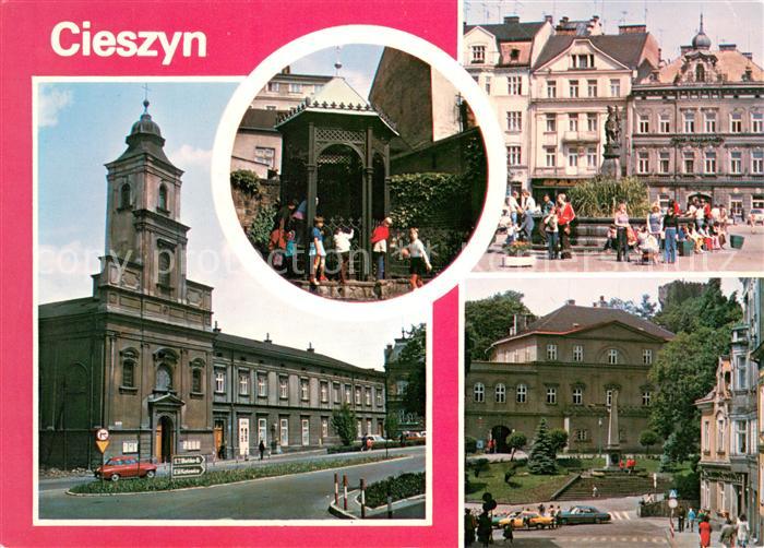 Cieszyn Kirche Kloster Studnia Bracka Marktplatz Schloss Musikschule