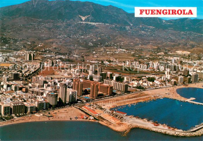 Fuengirola Vista aérea del puerto y pueblo