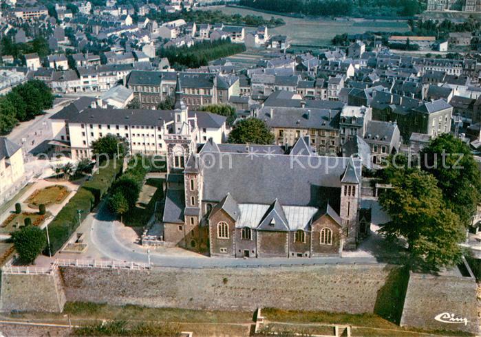Arlon Wallonie Eglise Saint Donat vue aérienne