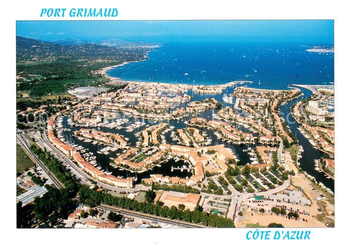 Port Grimaud Vue aérienne Côte d_Azur Saint Tropez e