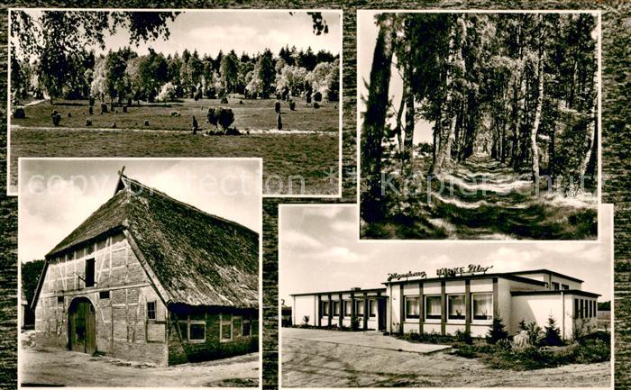 Lueneburger Heide Gasthaus Jaegerkrug Heidehaus Waldallee