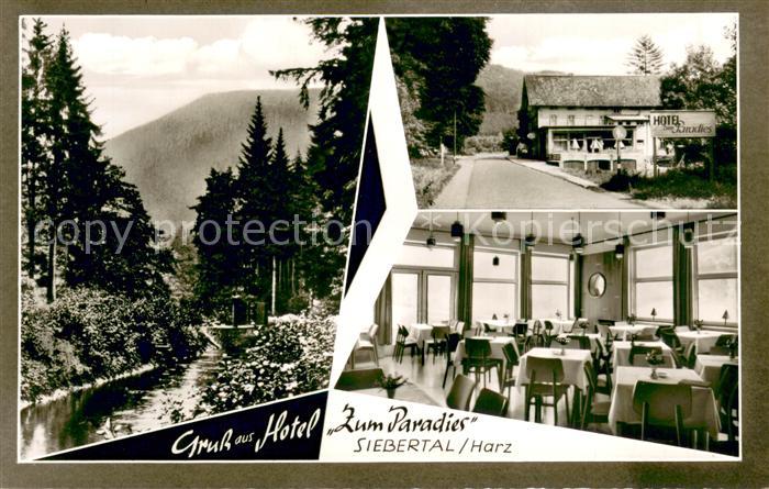 Siebertal Herzberg Hotel Zum Paradies Gastraum