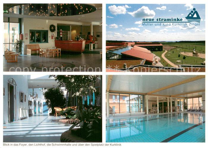 Zingst Ostseebad Mutter und Kind Kurklinik Zingst Foyer Schwimmhalle Spielplatz