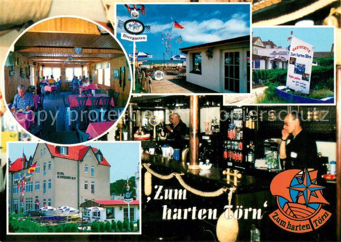 Kuehlungsborn Ostseebad Gaststaette Zum harten Toern Gaststube Bar Biergarten