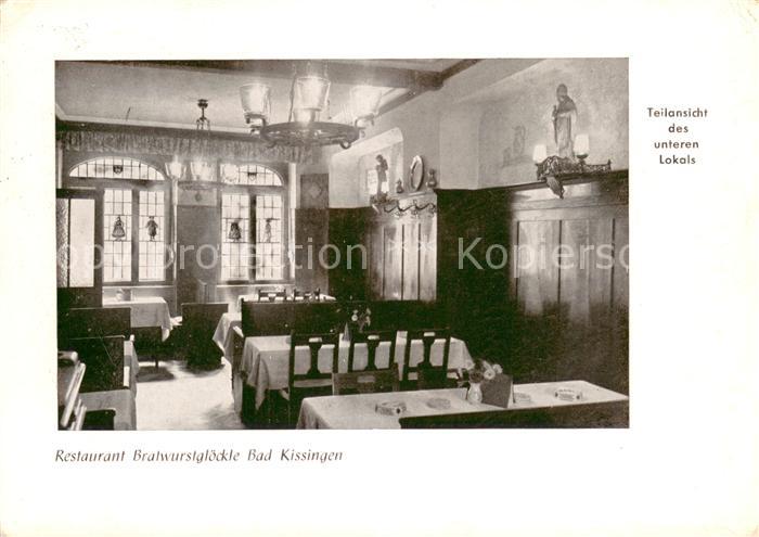 Bad Kissingen Restaurant Bratwurstgloeckle Gaststube