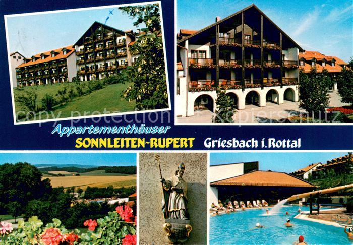 Griesbach Rottal Appartementhaeuser Sonnleiten Rupert Termalbad Panorama
