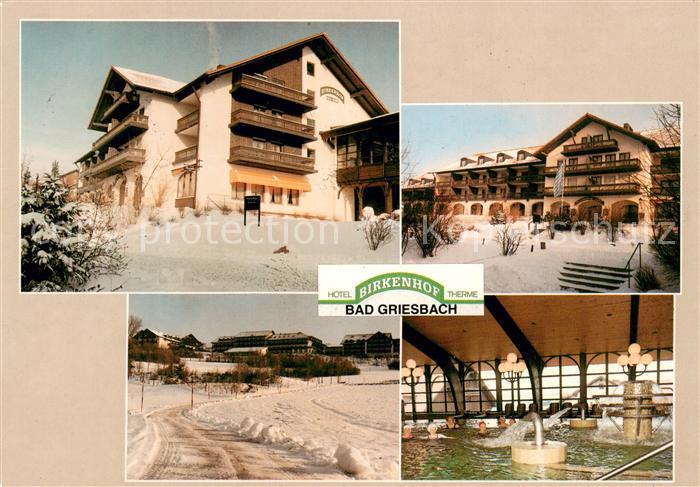 Bad Griesbach Rottal Hotel Birkenhof Therme Hallenbad Winteridyll