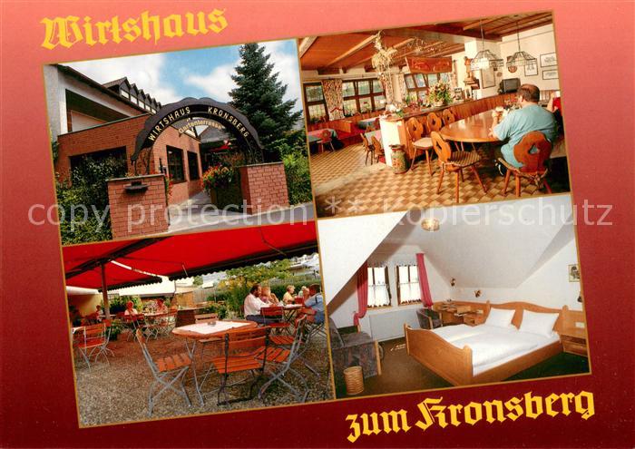 Iphofen Wirtshaus zum Kronsberg Gaststube Terrasse Zimmer