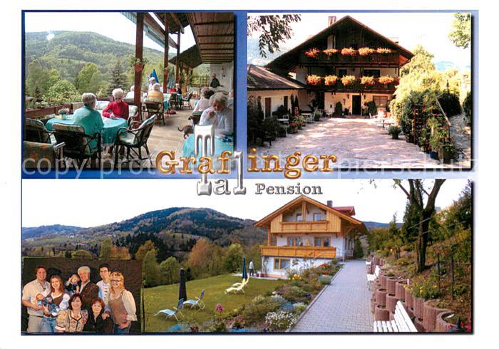 Grafling Niederbayern Pension Graflinger Tal Terrasse Fam Schnelldorfer Panorama