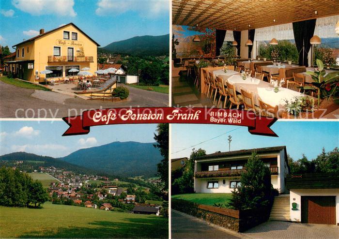 Rimbach Bayrischer Wald Cafe Pension Frank Gaststube Panorama