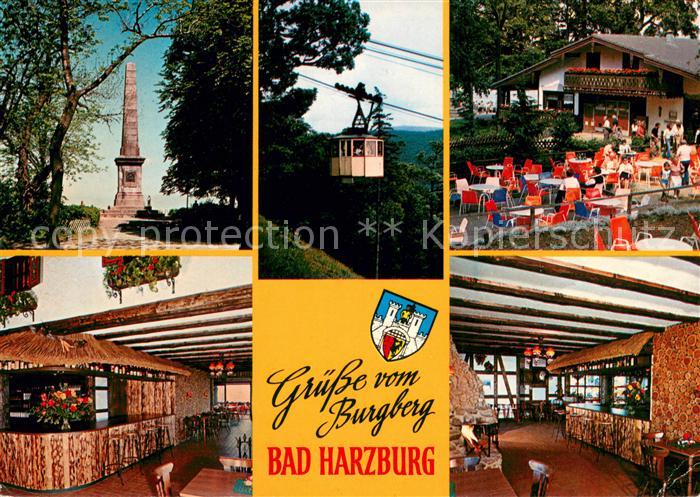 Bad Harzburg Burgberg Cafe Restaurant Monument Seilbahn Terrasse Bar