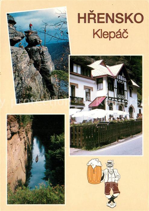 Hrensko Privat Hotel Klepac Felsen