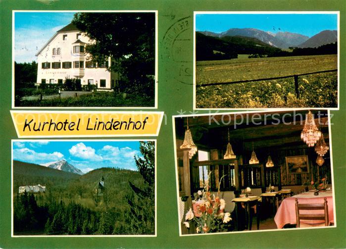 Siegsdorf Oberbayern Kurhotel Lindenhof Restaurant Gutsschaenke