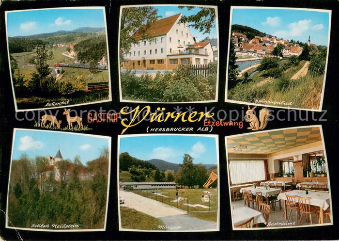 Etzelwang Gasthof Puerner Lehental Schwimmbad Schloss Neidstein Minigolf Gaststu