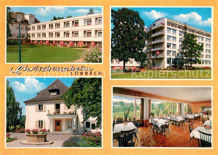 LoeRRACH Baden BW Chrischonaheim fuer Dauergaeste Speisesaal