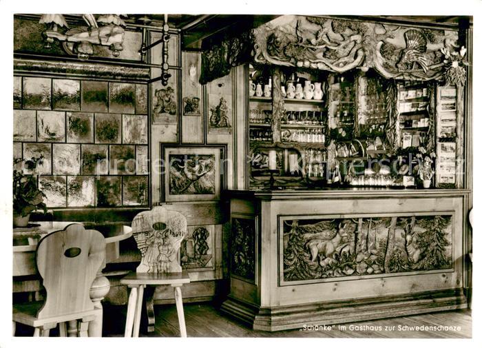 Rohrhardsberg Schonach Schaenke im Gasthaus zur Schwedenschanze
