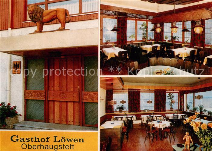 Oberhaugstett Gasthof Pension Loewen Gastraeume Eingang