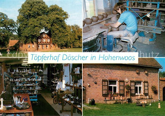 Tewswoos Toepferhof Doescher Hohenwoos Gasthaus Toepferei