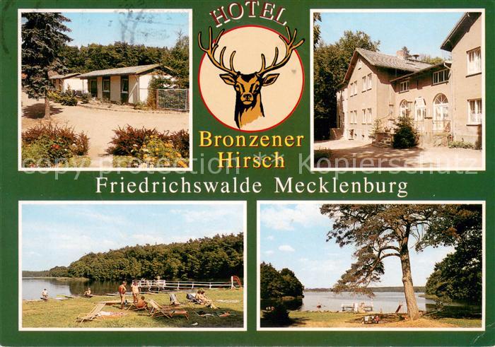 Friedrichswalde Blankenberg Hotel Bronzener Hirsch Strandpartien