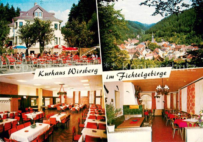 Wirsberg Kulmbach Bayern Kurhaus Wirsberg Terrasse Speisesaal Kaminzimmer Panora