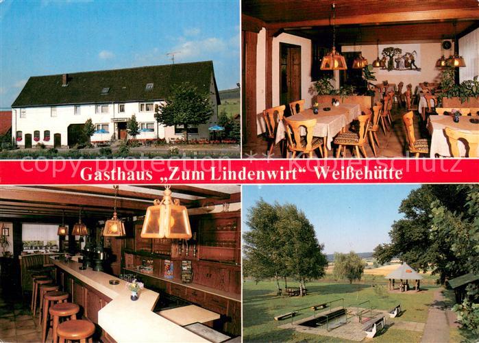 Oberweser Hessen Gasthaus Zum Lindenwirt Gaststube Bar Wassertretanlage