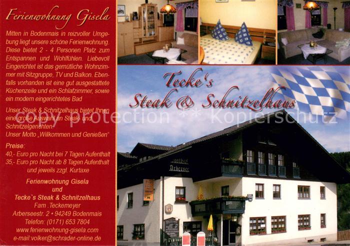 Bodenmais Ferienwohnung Gisela Teckes Steak und Schnitzelhaus