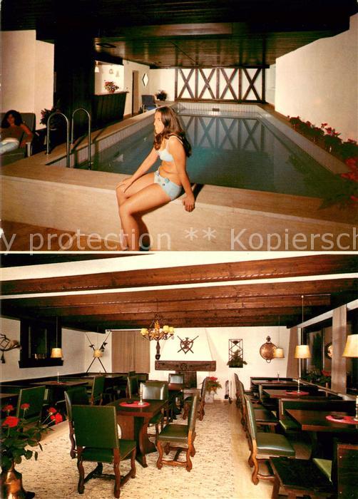 Bayrischzell Hotel Die Meindelei Pension Gaststube Hallenbad