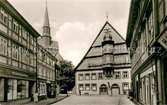 Osterode Harz Blick zum Rathaus