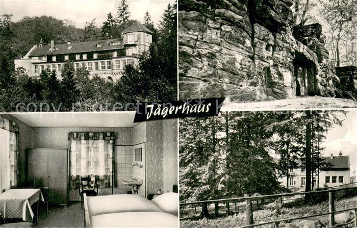 Ringelheim Jaegerhaus im Hainberg Gastzimmer Felsformation