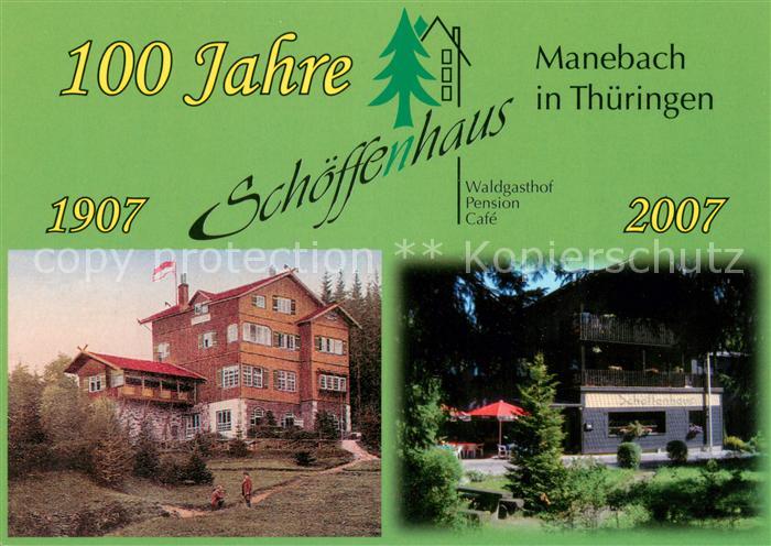 Manebach Waldgasthof Schoeffenhaus Pension Cafe