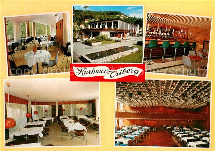 Triberg Schwarzwald Kurhaus Triberg Gast und Veranstaltungsraeume Bar
