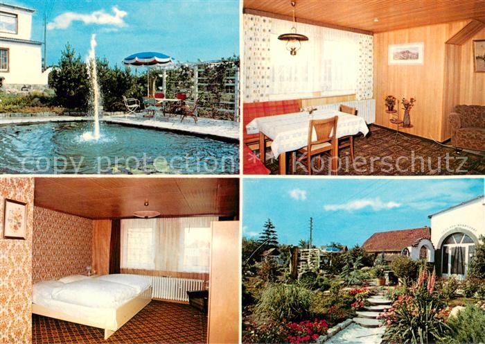 Schnackenburg Pension Haus Neu Warnsdorf Springbrunnen Gaststube Gaestezimmer Ga