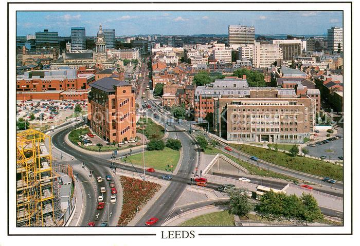 Leeds West Yorkshire Fliegeraufnahme