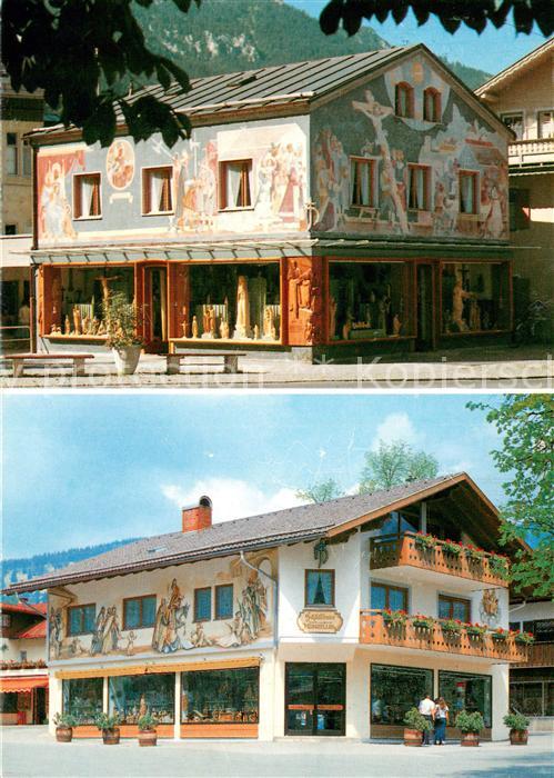 OBERAMMERGAU Bayern Holzbildhauerei Hans und Adolf Heinzeller