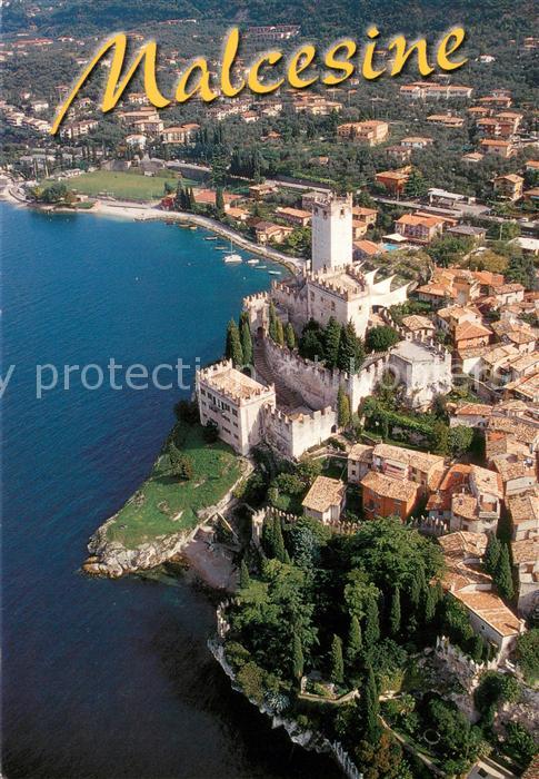 Malcesine Lago di Garda Fliegeraufnahme