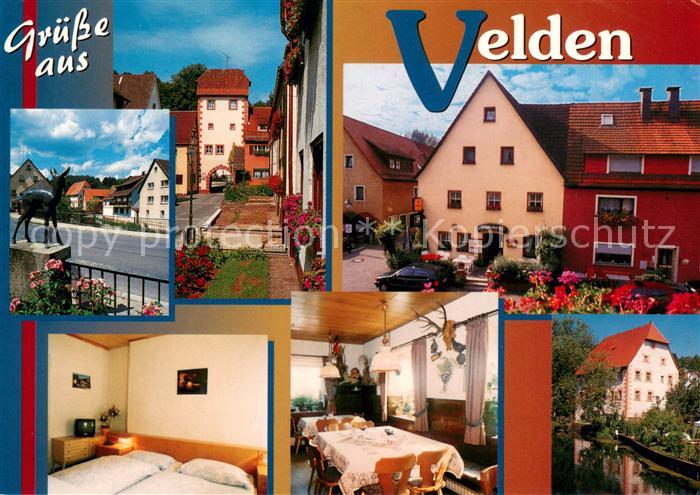 Velden Mittelfranken Fraenkischer Hof Gasthof Pension Gaststube Gaestezimmer
