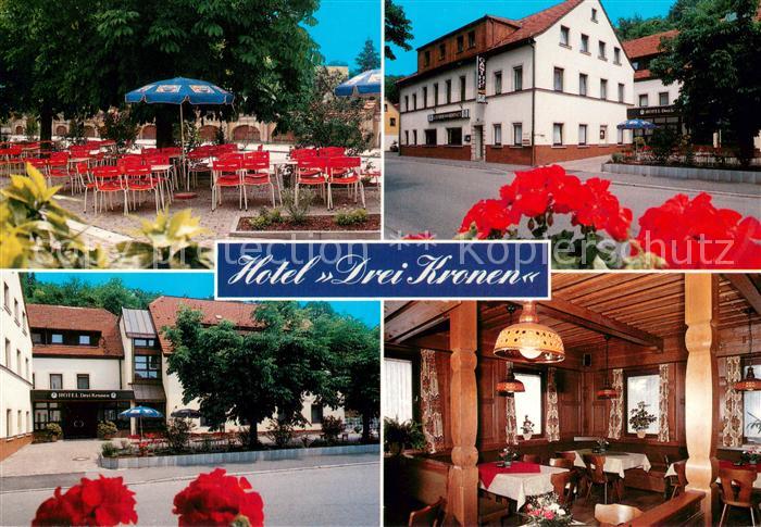 Burgkunstadt Hotel Drei Kronen Terrasse Gaststube
