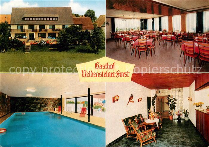 Bernheck Gasthof Pension Veldensteiner Forst Gastraum Hallenbad