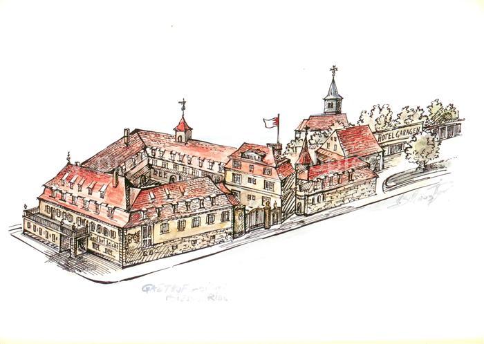 Biebelried Hotel Leicht Illustration