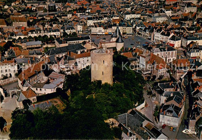 Issoudun Indre Vue aerienne La tour Blanche