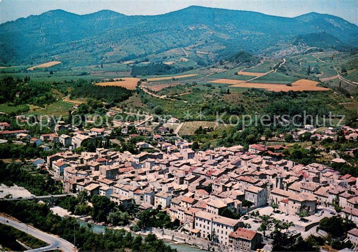Saillans Drome Vue generale aerienne