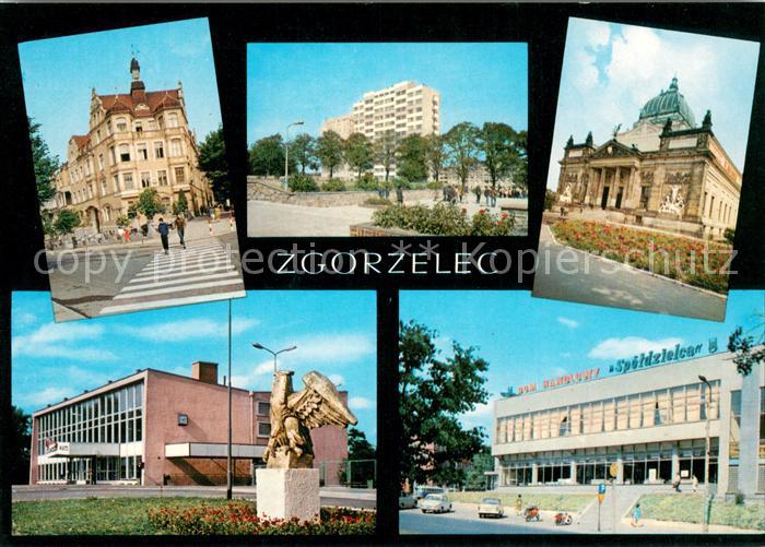 Zgorzelec Urzad Miejski Powstancow Slaskich Osrodek Kultury Dworzec PkP Dom Hand