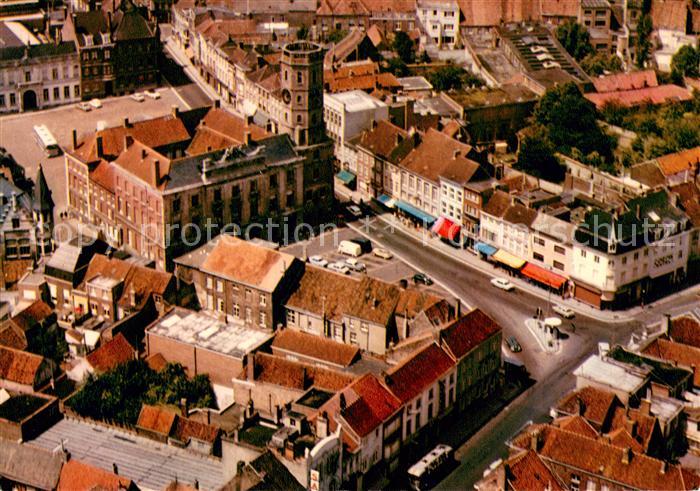 Menen Grote Markt Fliegeraufnahme