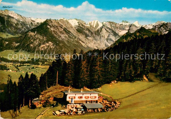 Oberstdorf Gaststaette Berghaus am Soeller Fliegeraufnahme